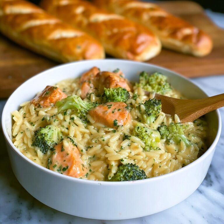 One-Pot Cheesy Chicken and Broccoli Orzo for Cozy Nights Recipe