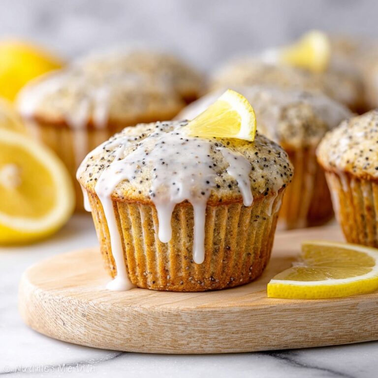 Bakery-Style Lemon Poppy Seed Muffins Recipe