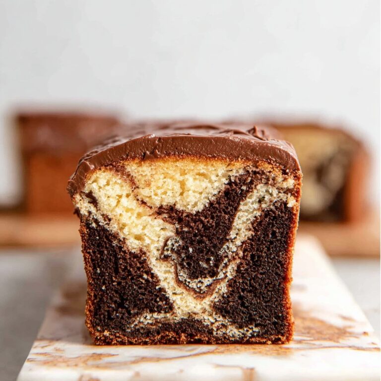 Chocolate Marble Pound Cake Recipe