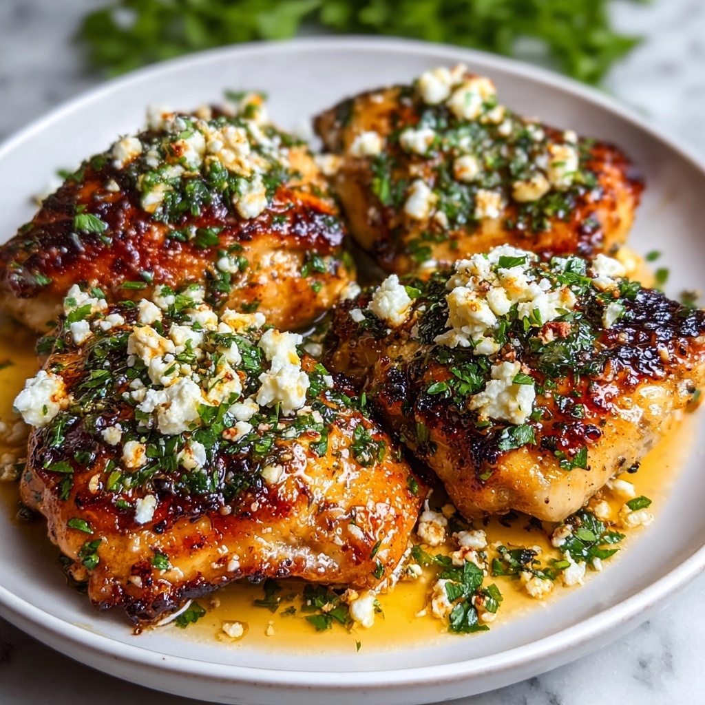 Hot Honey Feta Chicken Recipe - Recipe Image