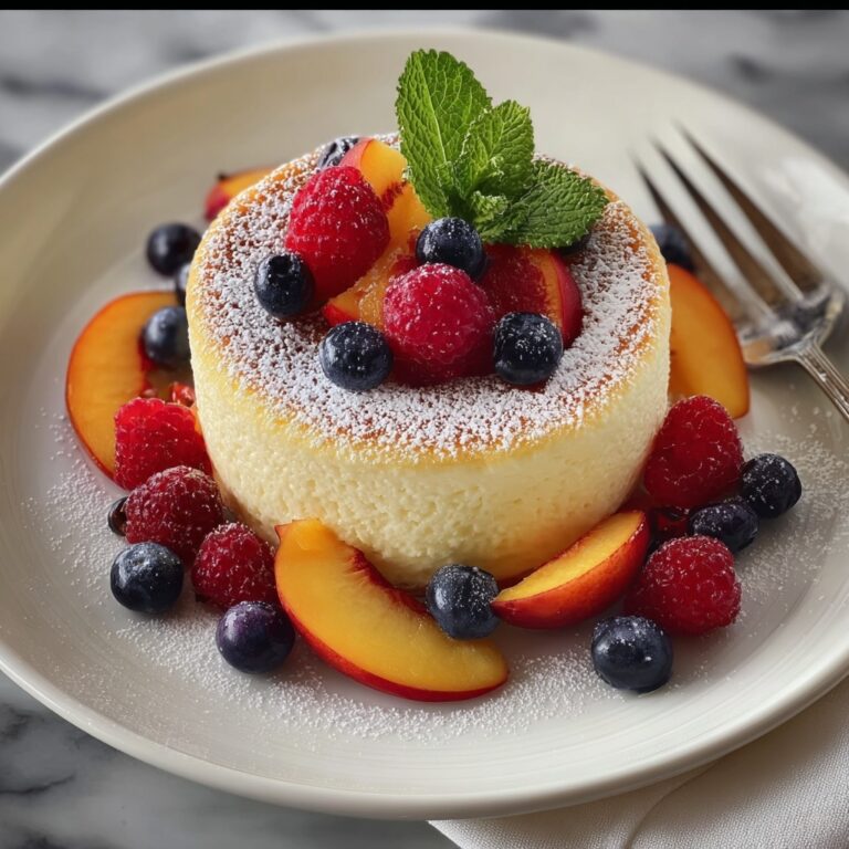 Summer Berry and Peach Cheesecake Recipe