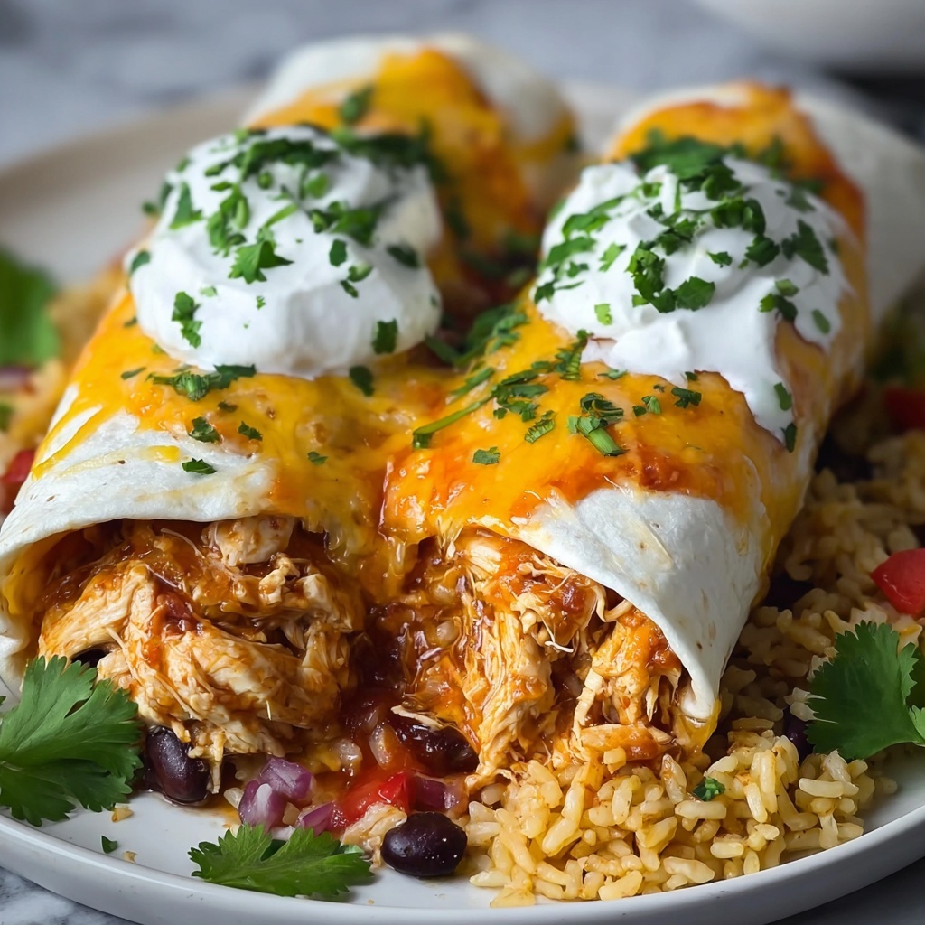 Cheesy Buffalo Chicken Burritos Recipe - Recipe Image