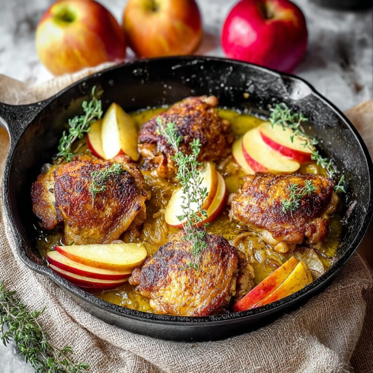 Skillet Apple Cider Chicken Recipe