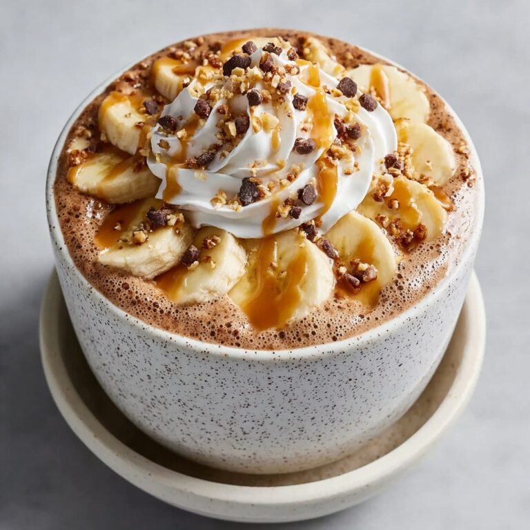 Creamy Banana Peanut Butter Coffee Smoothie Recipe