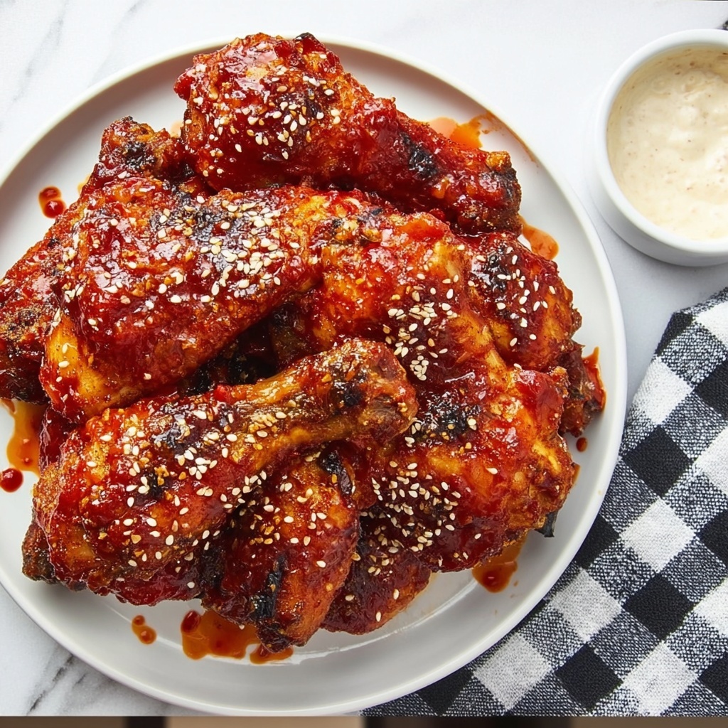 Coca Cola Air Fryer Wings Recipe - Recipe Image