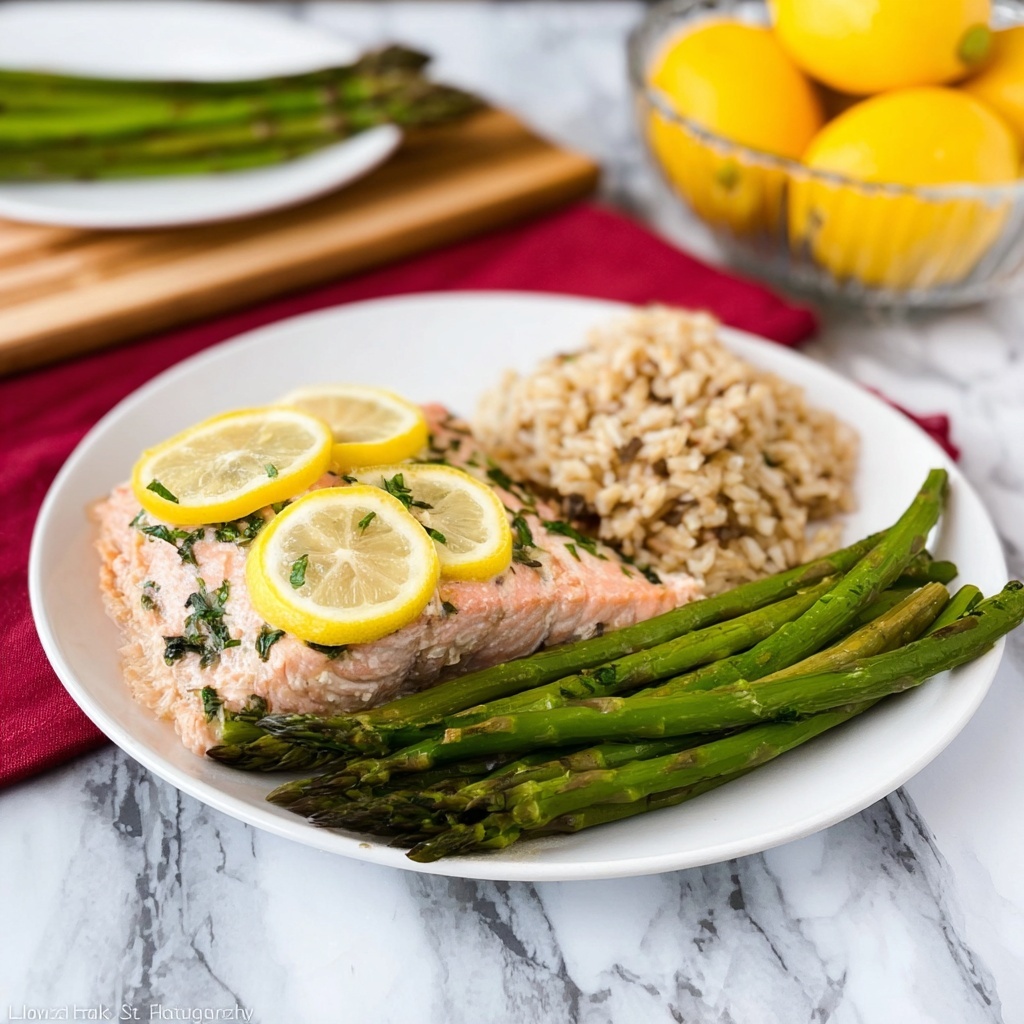 Air Fryer Lemon-Pepper Salmon Recipe - Recipe Image