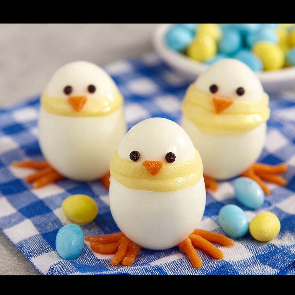 Deviled Egg Chicks Recipe - Recipe Image