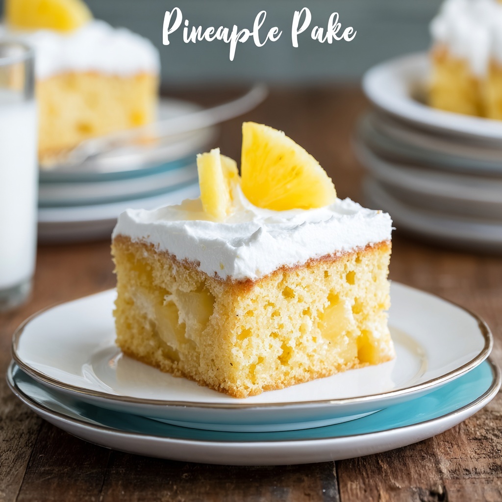 Pineapple Pudding Cake Recipe - Recipe Image
