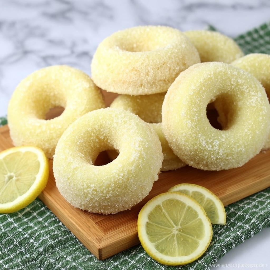 Lemon Donuts Recipe - Recipe Image