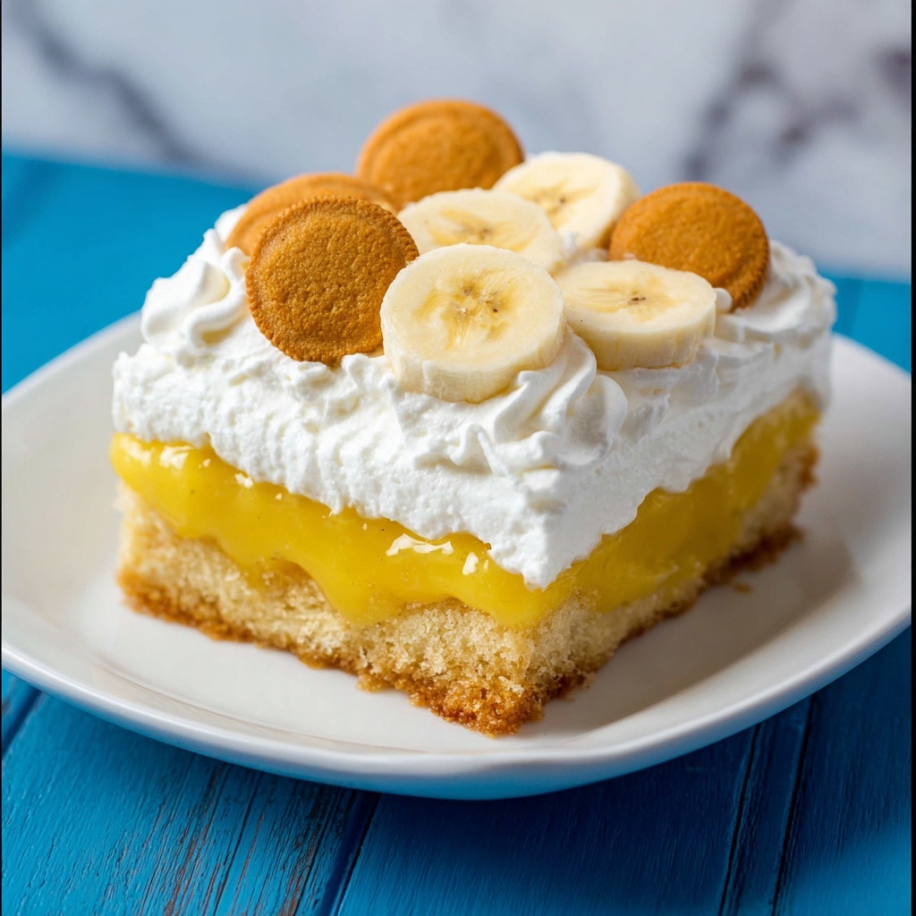 Banana Pudding Poke Cake Recipe - Recipe Image