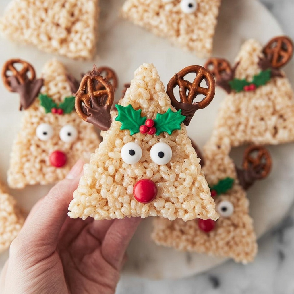 Reindeer Rice Krispie Treats Recipe - Recipe Image