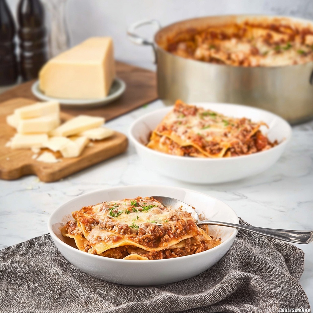 Skillet Lasagna Recipe - Recipe Image