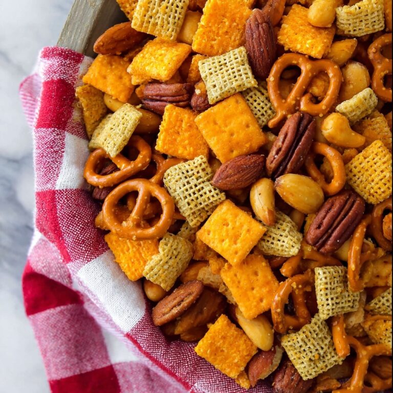 Chex Mix Recipe (Oven or Crockpot) Recipe