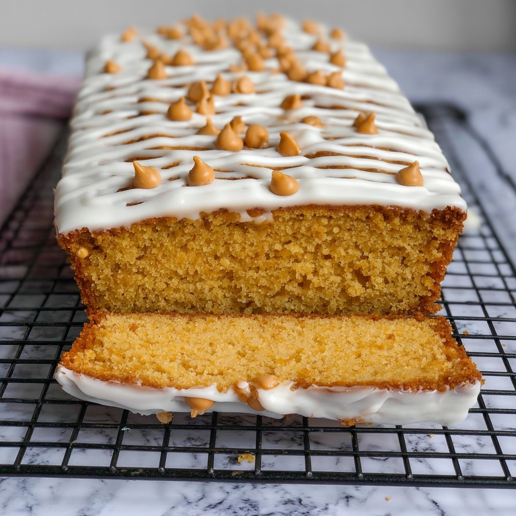 Butterscotch Bread Loaf with Butterscotch Glaze Recipe - Recipe Image