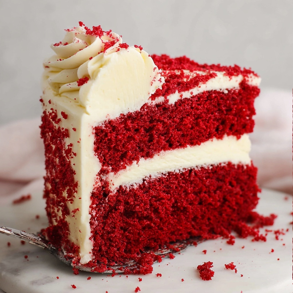 Red Velvet Cake with Cream Cheese Frosting Recipe - Recipe Image