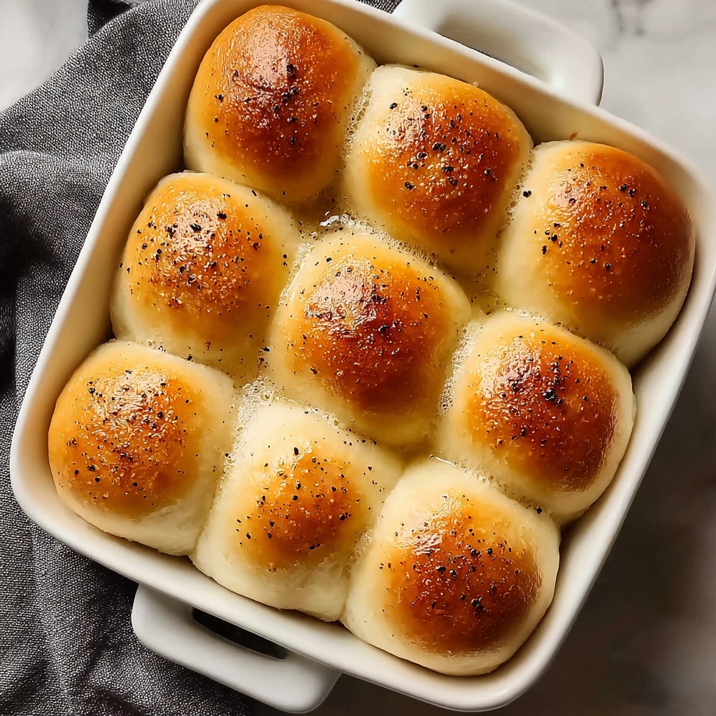 Fluffy Sourdough Discard Dinner Rolls Recipe - Recipe Image