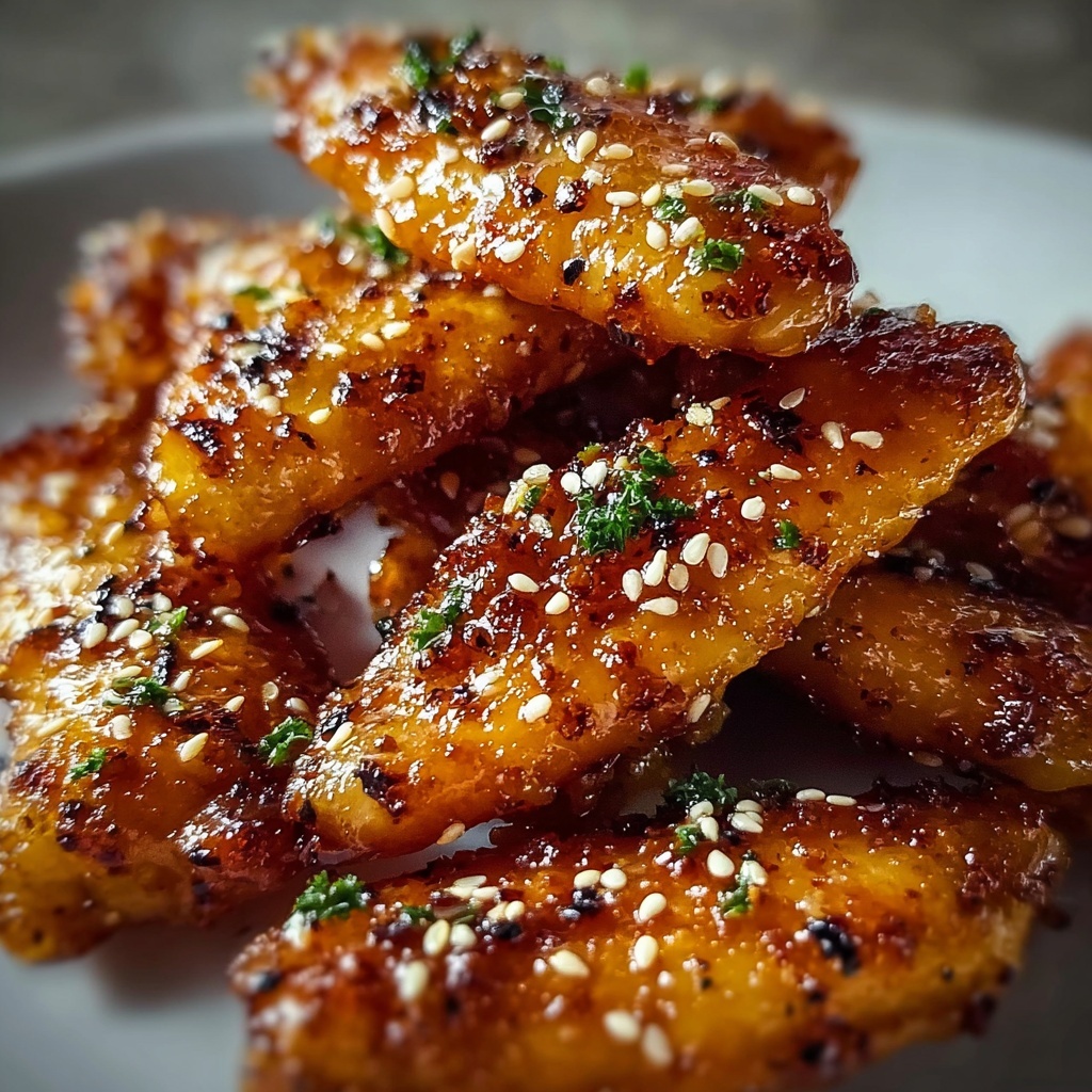 Irresistible Air Fryer Honey Butter Garlic Chicken Tenders Recipe - Recipe Image