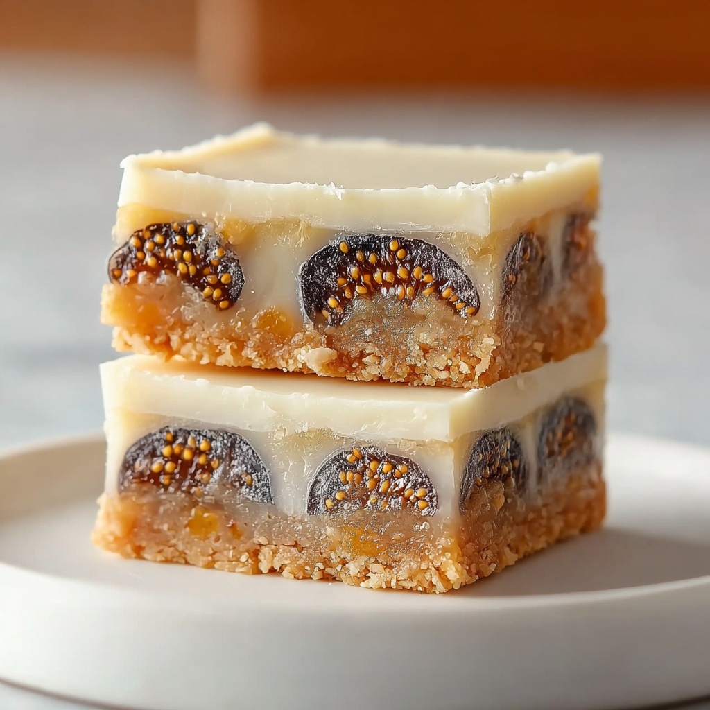 Decadent Fig and Cream Cheese Bars Recipe - Recipe Image