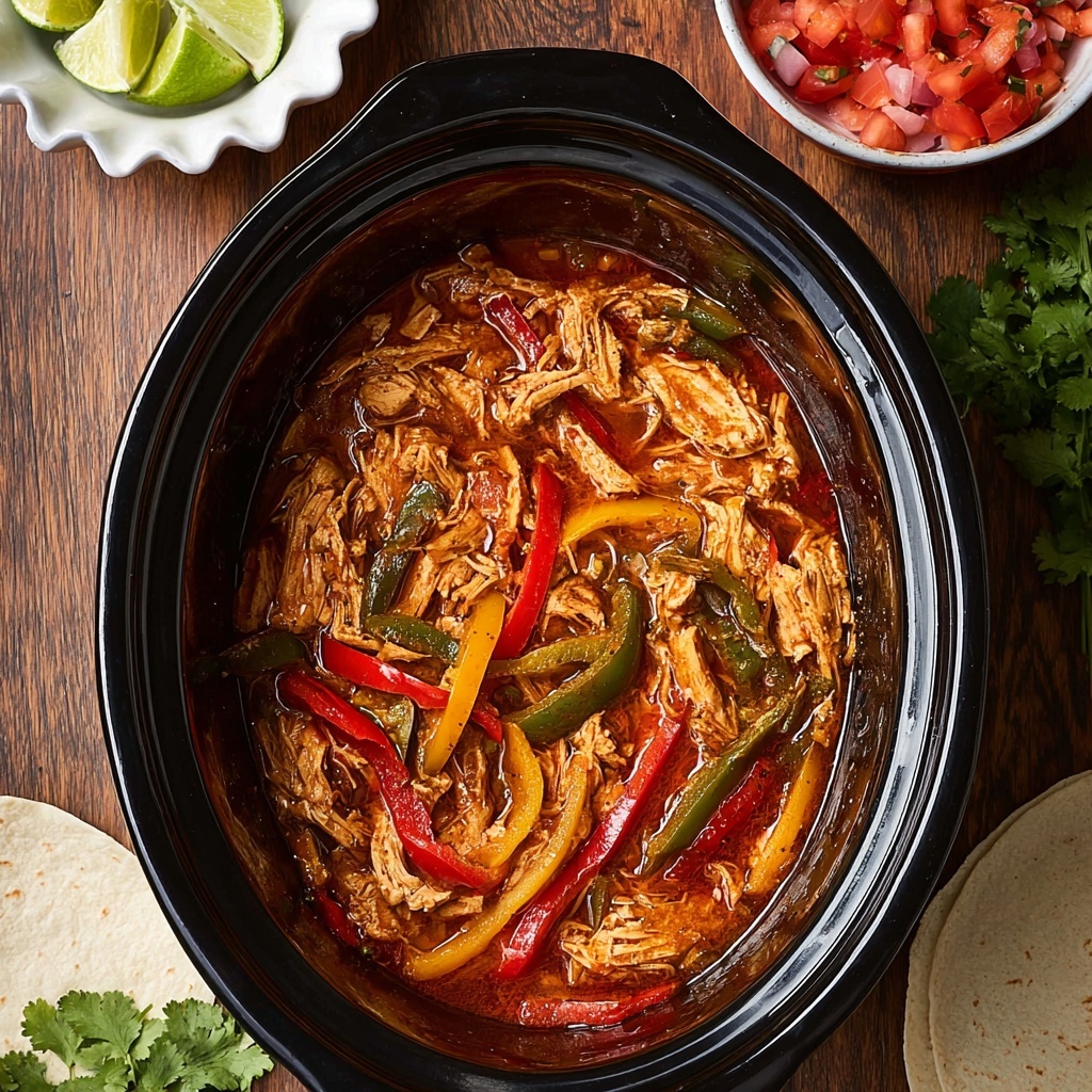 Slow Cooker Chicken Fajitas Recipe - Recipe Image