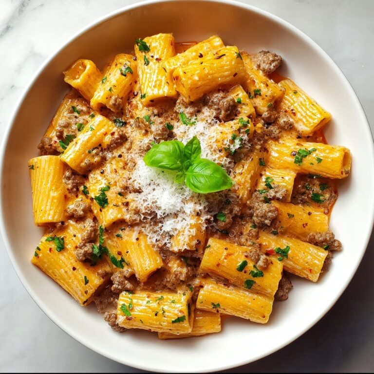 Creamy Italian Sausage Rigatoni Recipe
