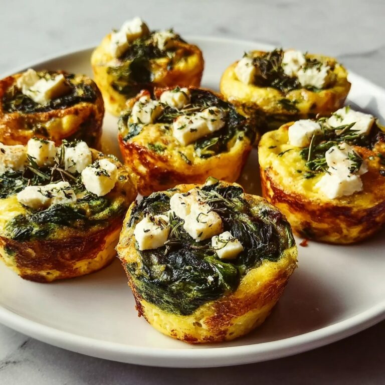 Spinach Feta Egg Muffins Recipe