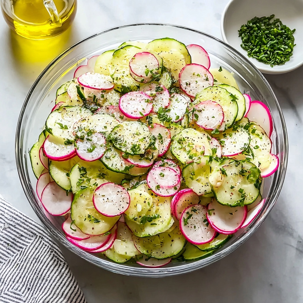 10-Minute Cucumber Radish Salad Recipe - Recipe Image