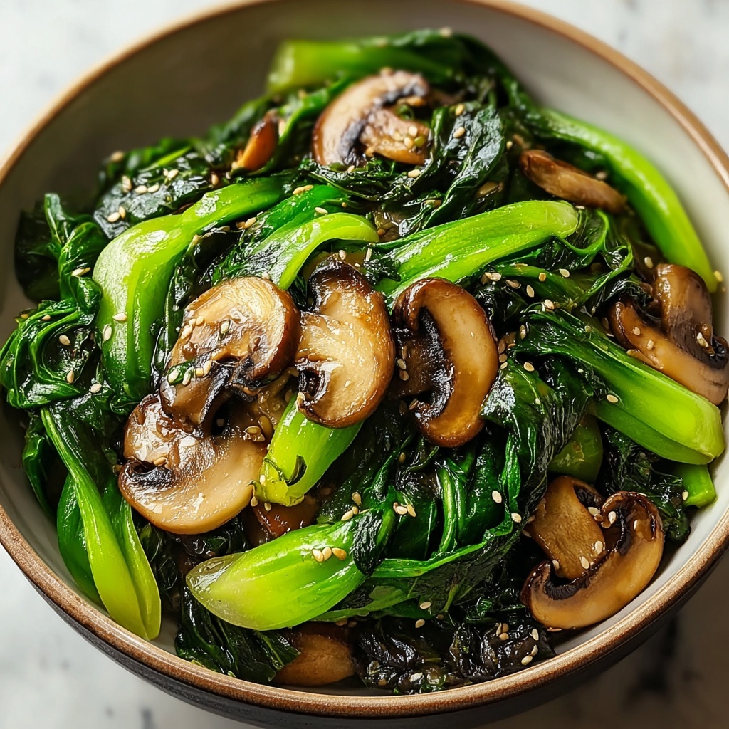 Bok Choy and Mushroom Stir Fry Recipe - Recipe Image