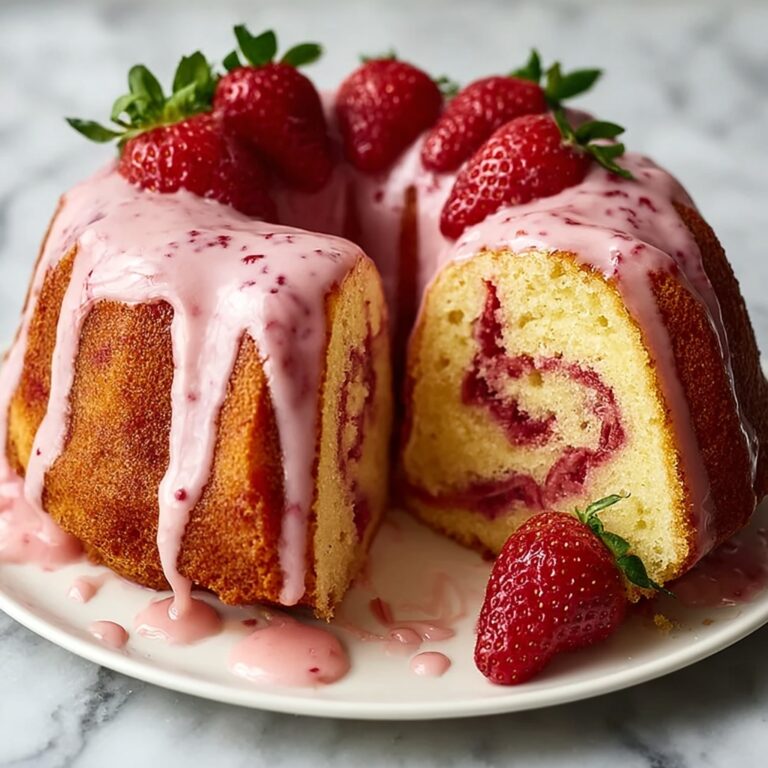 Strawberry Milkshake Pound Cake Recipe