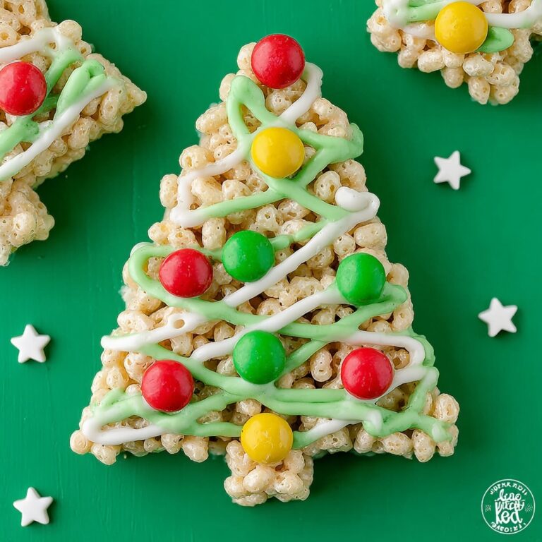 Irresistibly Easy Christmas Tree Rice Krispie Treats Recipe