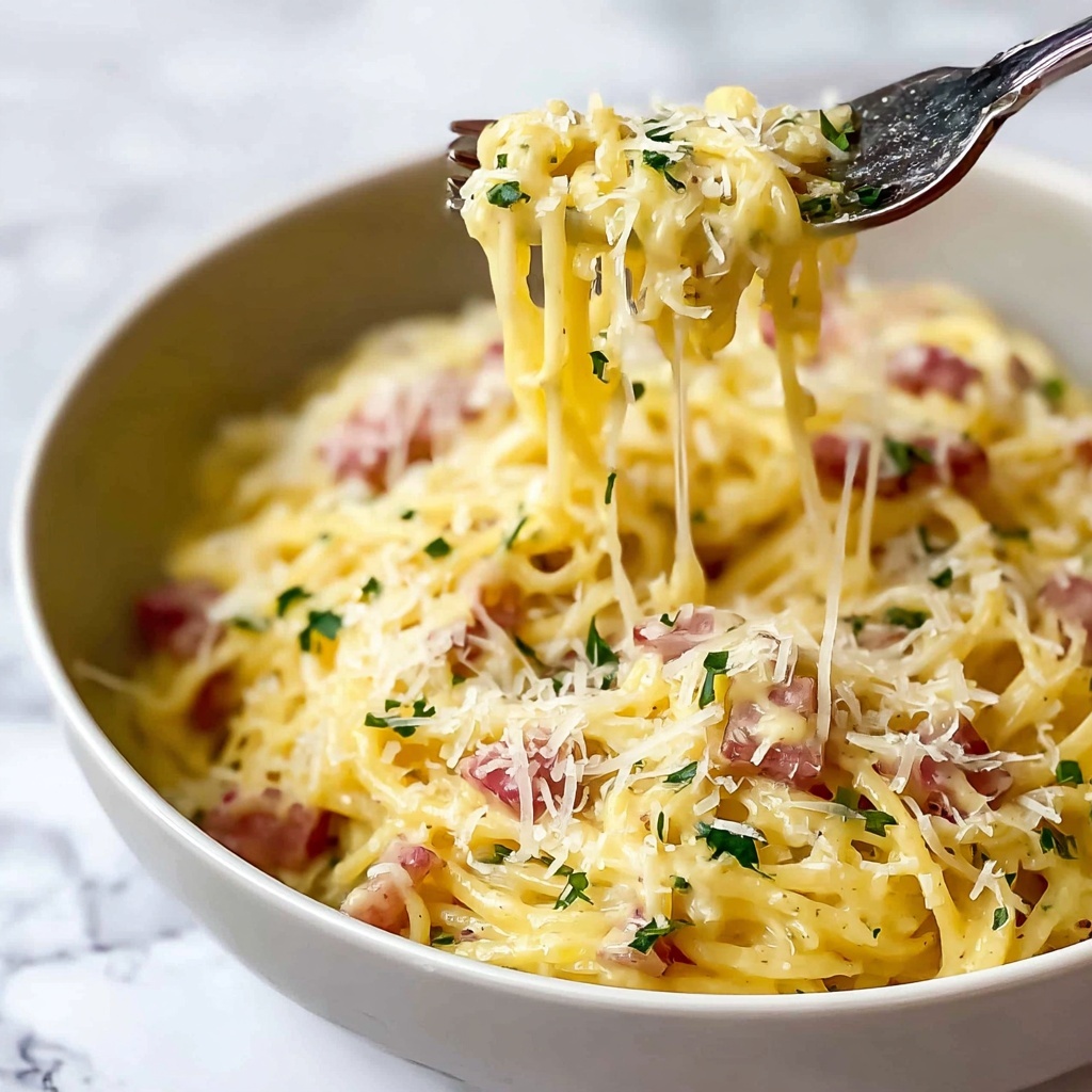 Spaghetti Squash Carbonara Recipe - Recipe Image