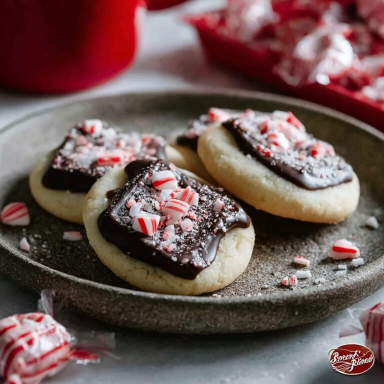 Chocolate Peppermint Bark Sugar Cookies Recipe