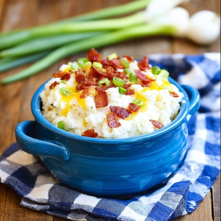 Loaded Cauliflower Mashed Potatoes Recipe