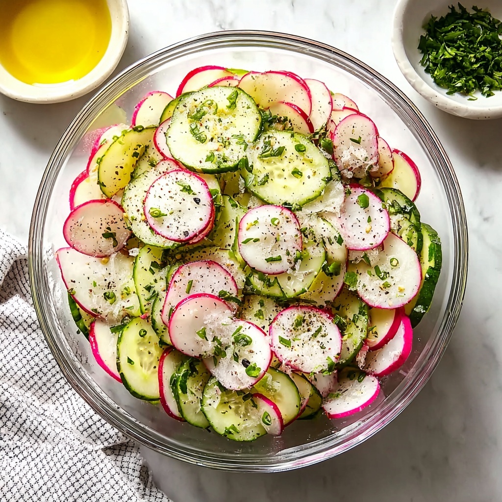10-Minute Cucumber Radish Salad Recipe - Recipe Image