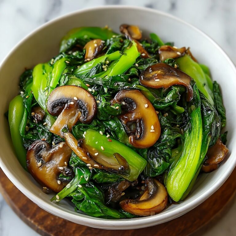 Bok Choy and Mushroom Stir Fry Recipe