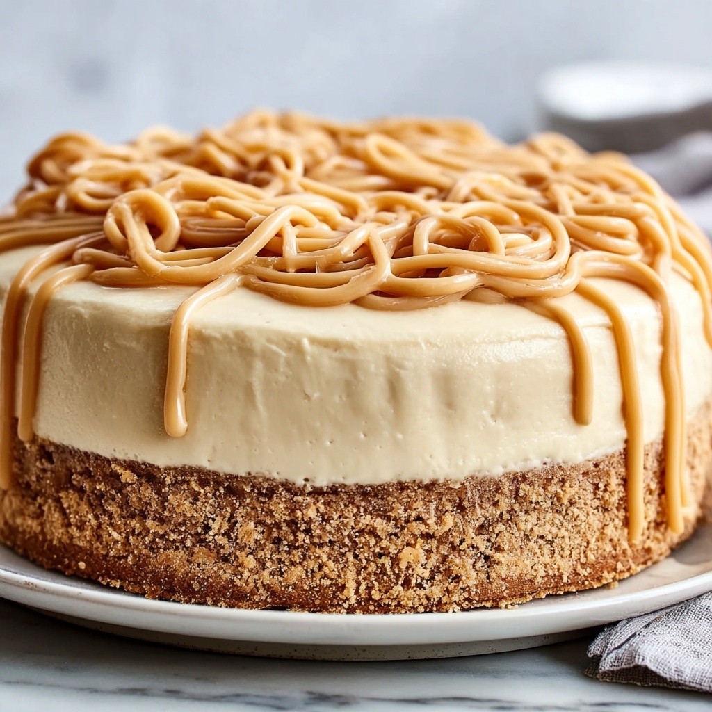 No Bake Peanut Butter Cheesecake Recipe - Recipe Image
