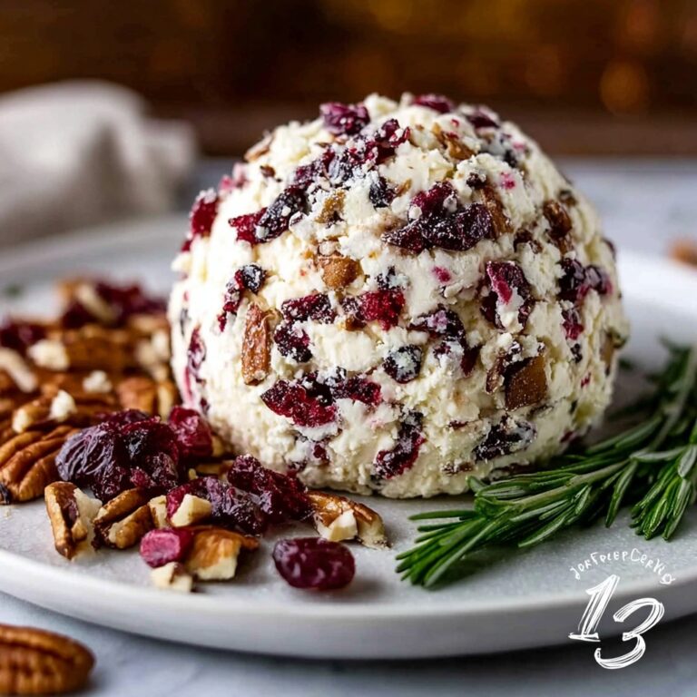 Cranberry Pecan Goat Cheese Ball Recipe