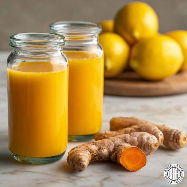 Lemon Ginger Turmeric Shot Recipe