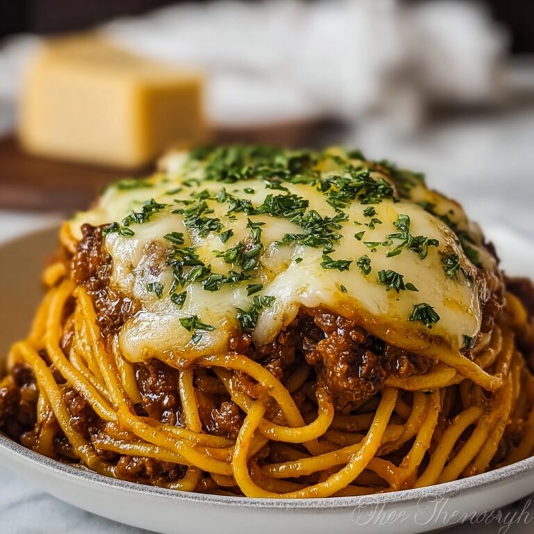 Indulgent Creamy Cajun Beef Spaghetti with Three-Cheese Sauce Recipe