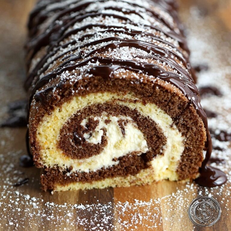 Pumpkin Chocolate Swiss Roll Cake Recipe