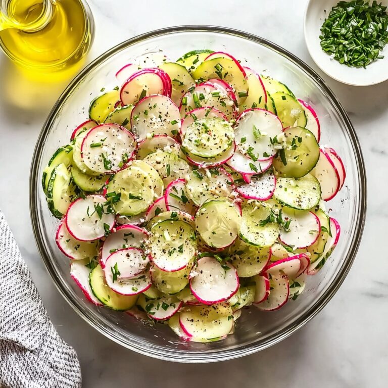 10-Minute Cucumber Radish Salad Recipe