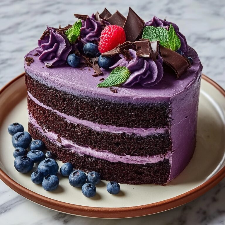 Purple Velvet Cake with White Chocolate Cream Cheese Frosting Recipe