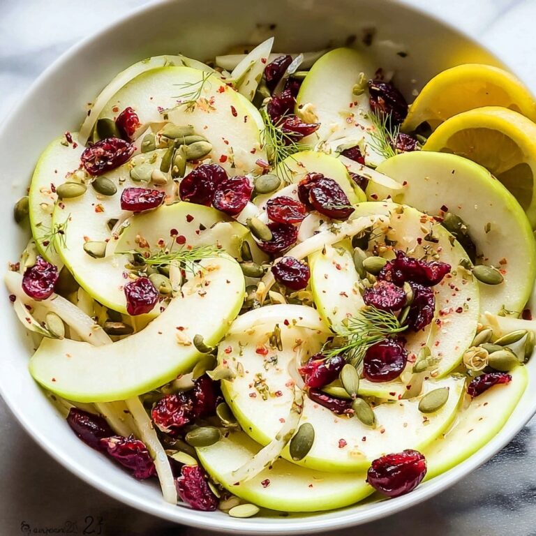 Savory Fennel and Apple Salad Recipe
