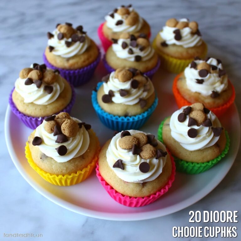 Chocolate Chip Cookie Dough Cupcakes Recipe