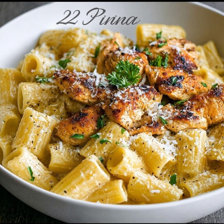 Garlic Butter Chicken with Rigatoni and Parmesan Recipe