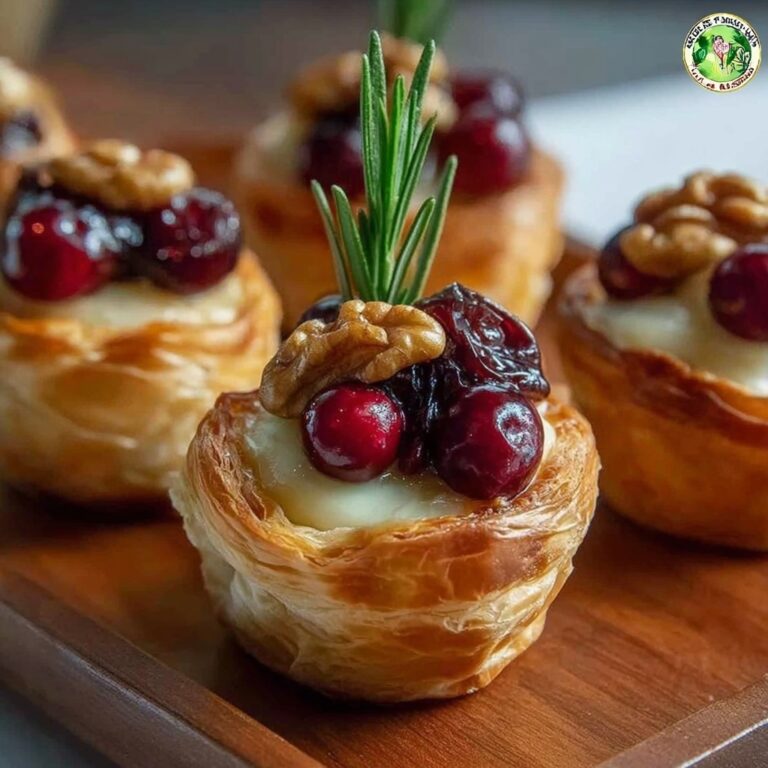 Cranberry Brie Bites Recipe