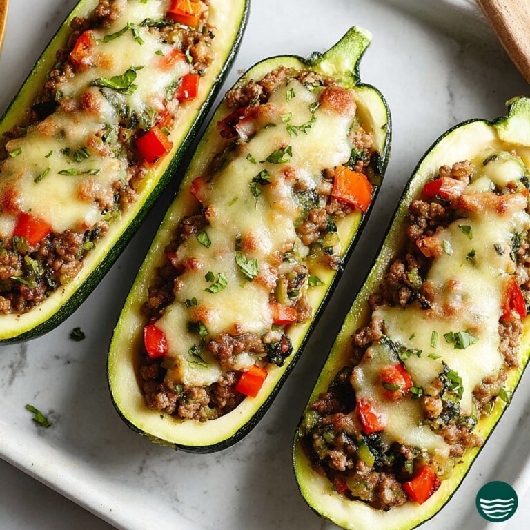 Sausage-Stuffed Zucchini Recipe