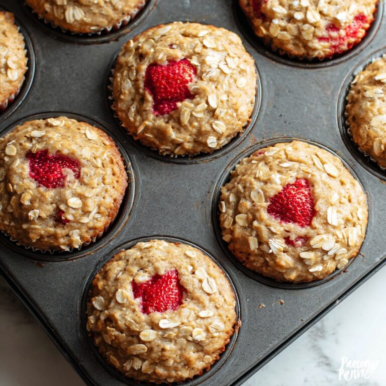Strawberry Oatmeal Muffins Recipe